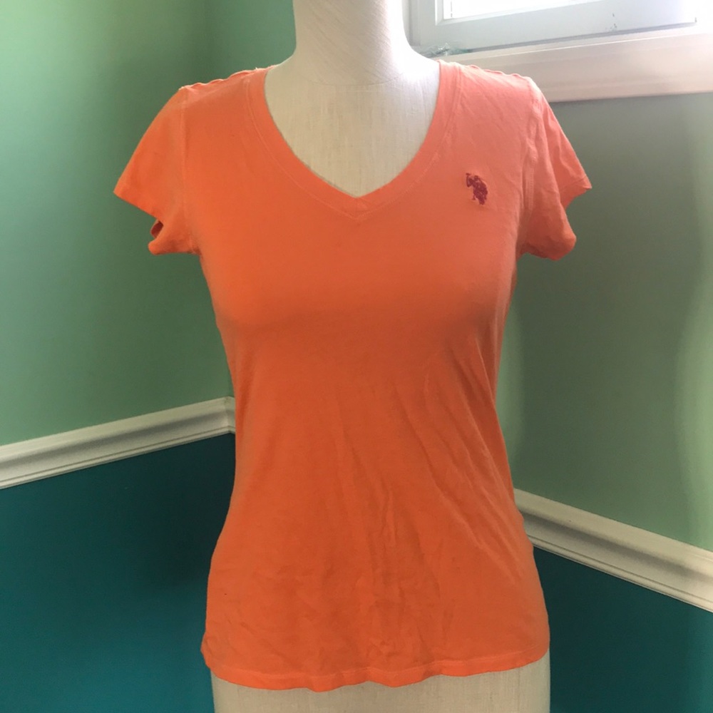Orange Polo Tee